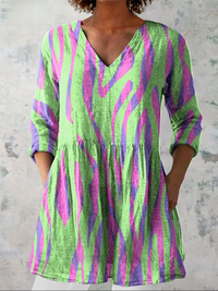 AUGUSTA | Blusa lunga con scollo a V