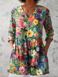 ASSUNTINA | Blusa lunga con scollo a V
