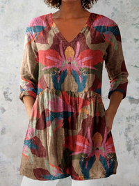 COSTANZA | Blusa lunga con scollo a V