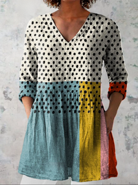 EDVIGE | Blusa lunga con scollo a V