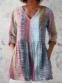 MICAELA | Blusa lunga con scollo a V