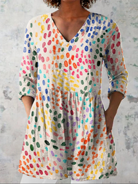 CAROLINA | Blusa lunga con scollo a V