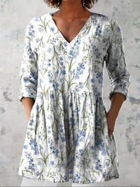 SABINA | Blusa lunga con scollo a V