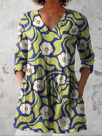 PIERA | Blusa lunga con scollo a V
