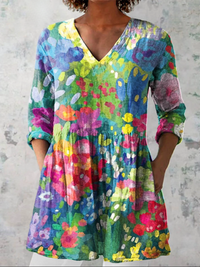 ADA | Blusa lunga con scollo a V