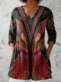 ALBERTA | Blusa lunga con scollo a V