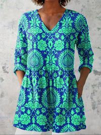 ROSANGELA | Blusa lunga con scollo a V