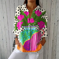 IOLE | Blusa con motivo floreale