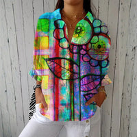 LAURINA | Blusa a fiori artistici