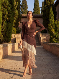 DELFINA | Abito midi