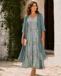 PATRIZIA | Abito con coprispalle