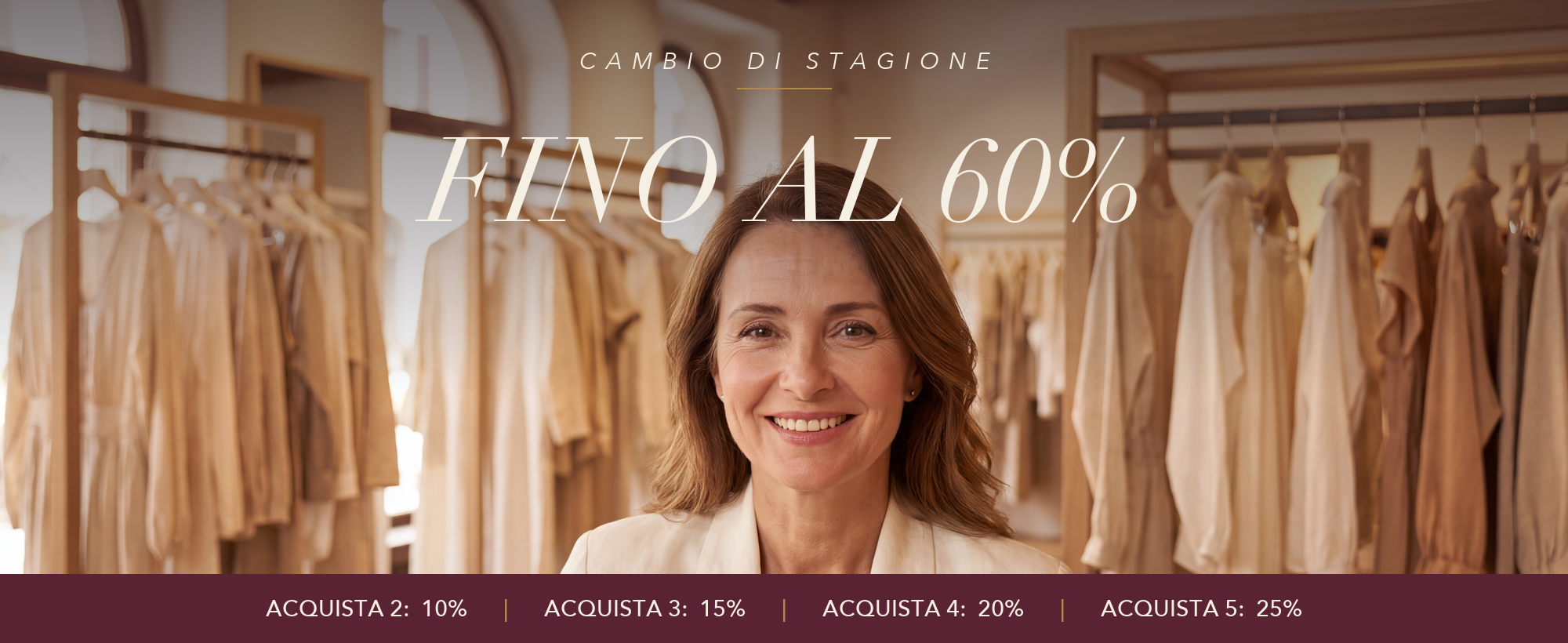 Cambio di Stagione - fino al 60%