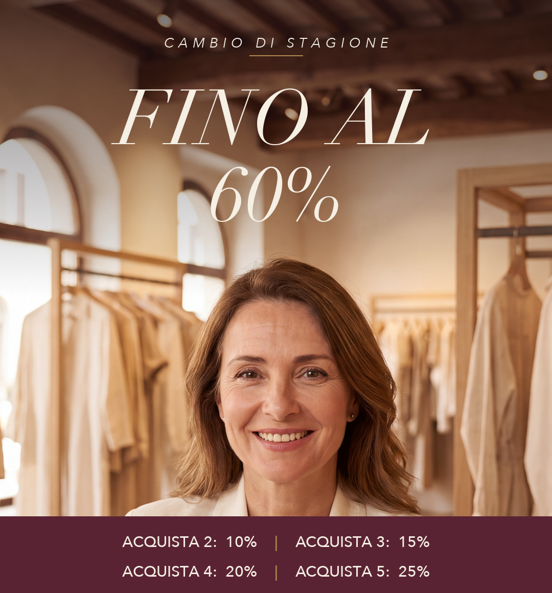Cambio di Stagione - fino al 60%